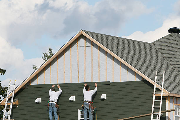 Professional Siding Replacement technician working in Denver, PA